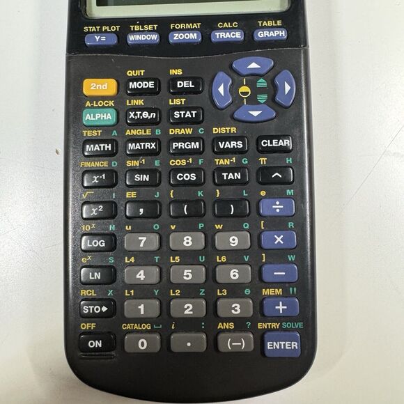 Texas Instruments TI-83 Plus Graphing Calculator No Cover TESTED - Picture 3 of 6